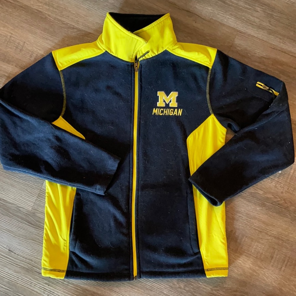 Michigan zip up fleece